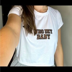 White Cincinnati Bengals NFL Women’s Crop Top